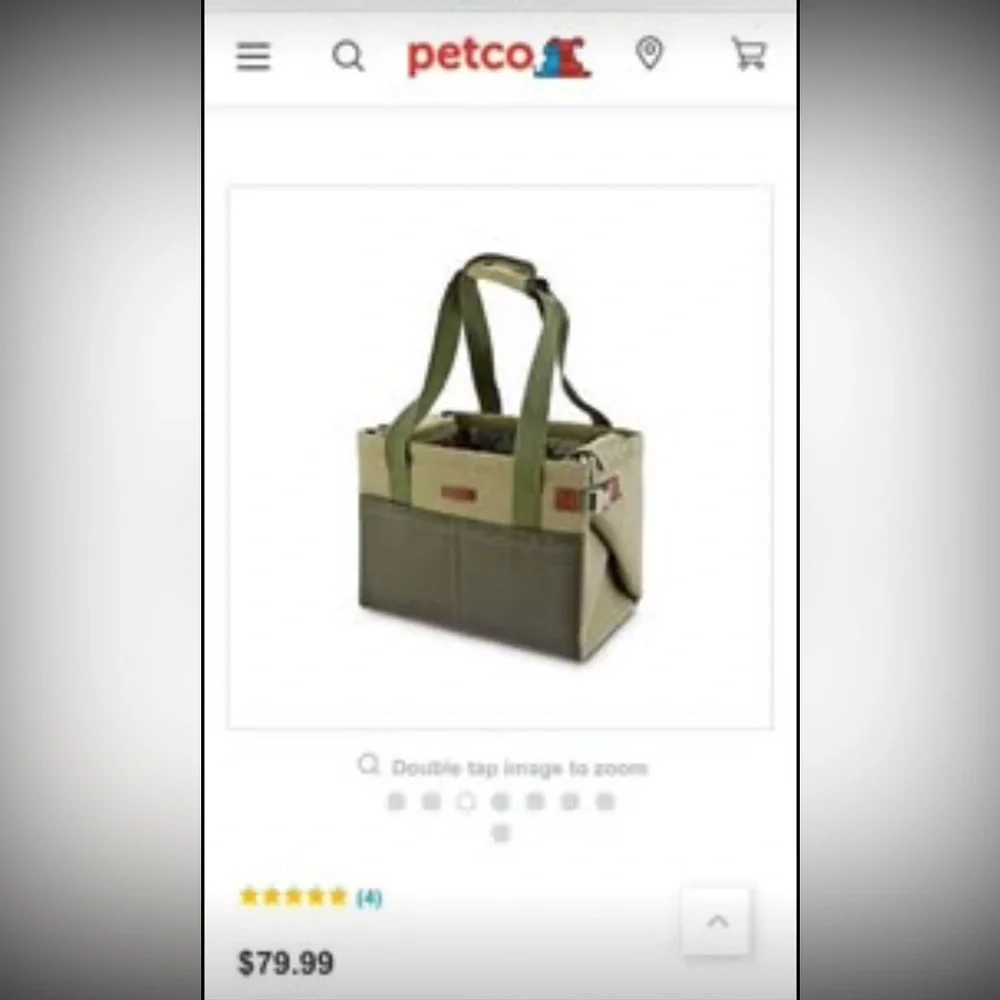 Pet carrier travel bag camo army print